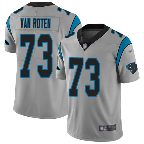 Carolina Panthers Limited Silver Youth Greg Van Roten Jersey NFL Football #73 Inverted Legend->carolina panthers->NFL Jersey